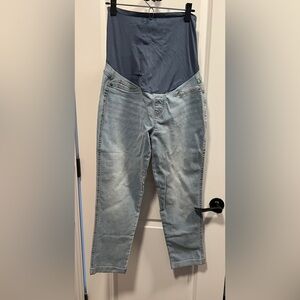 Maternity bundle - size medium - over the belly leggings, jeans, and black pants